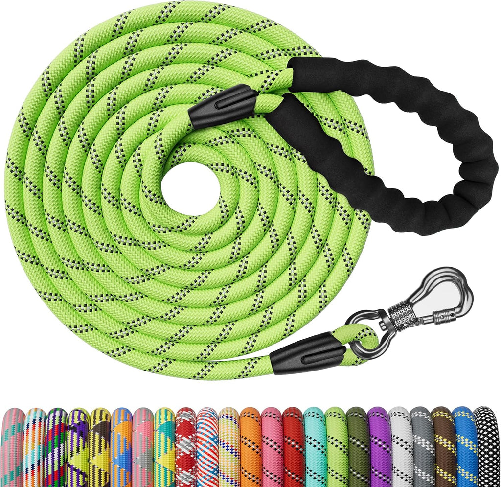 NTR 30FT Puppy Leash, Nylon Rope Long Dog Leash with Swivel Lockable Hook and Comfortable Padded Handle, Dog Line Tether for Small Medium Large Dogs Training, Playing, Camping, or Backyard - Image 12