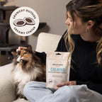 Chicken flavored cat stress relief chews with melatonin and ashwagandha