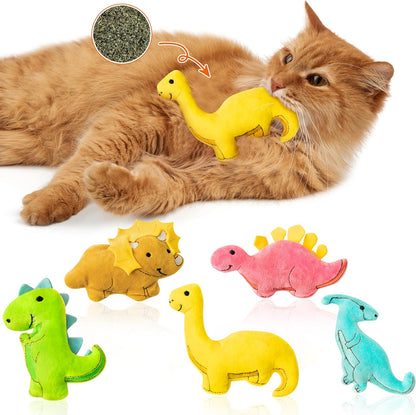 MALLMALL6 6Pcs Frosted Animal Cookie Catnip Crinkle Paper Sound Toys Gift for Cat, Catmint Teething Chew Kick Interactive Toy for Indoor Cats, Soft Candy Pet Presents Supplies for Kitten Lover - Image 9