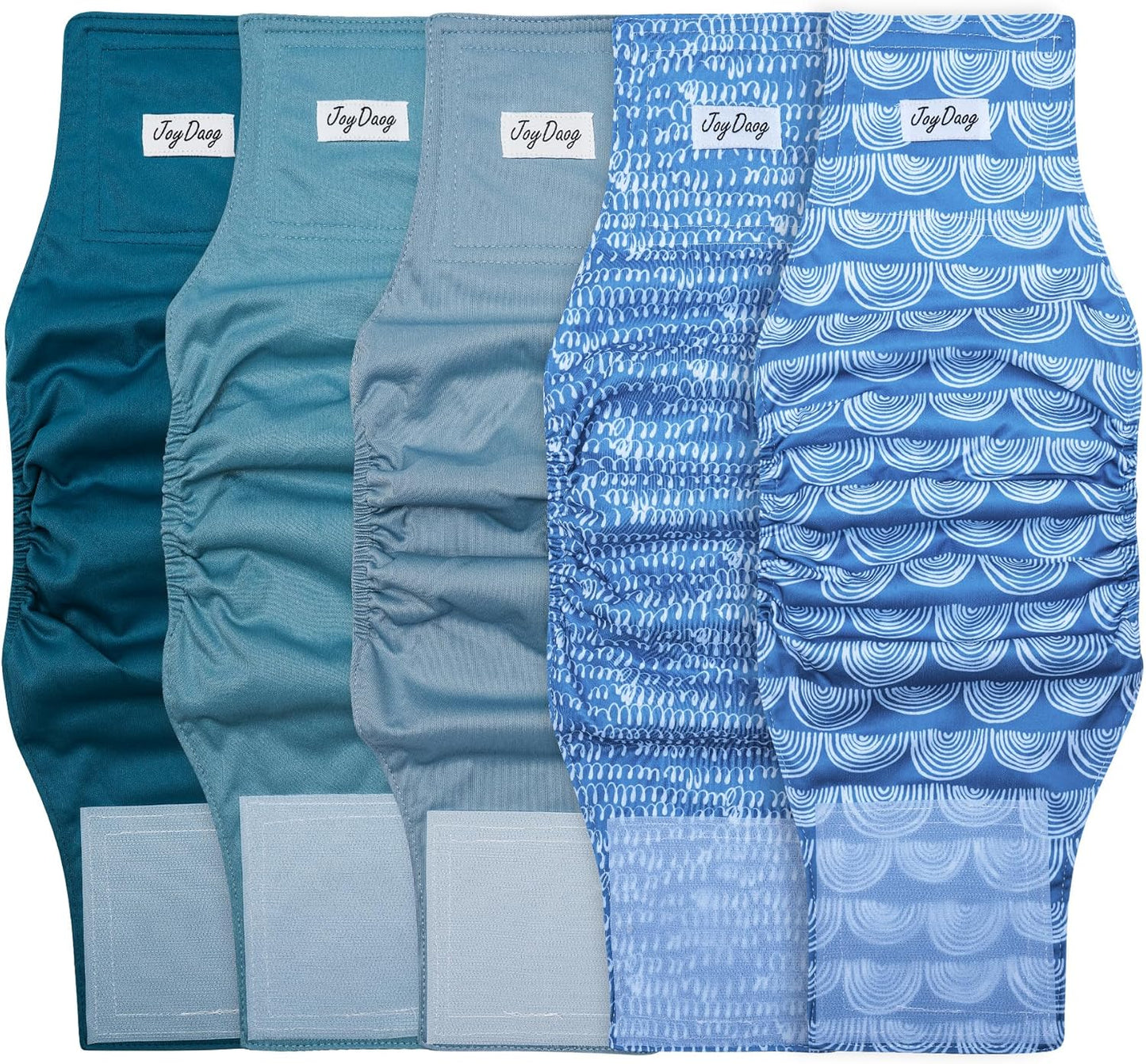 JoyDaog Reusable Dog Belly Bands for Male Dogs Diapers,5 Pack Premium Washable Dog Diapers Male Puppy Nappies Wrap,M - Image 9