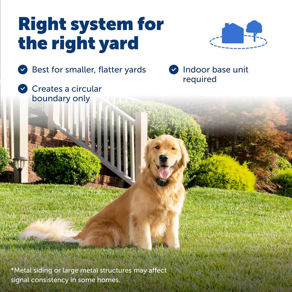 No dig above ground electric fence system box packaging from PetSafe.