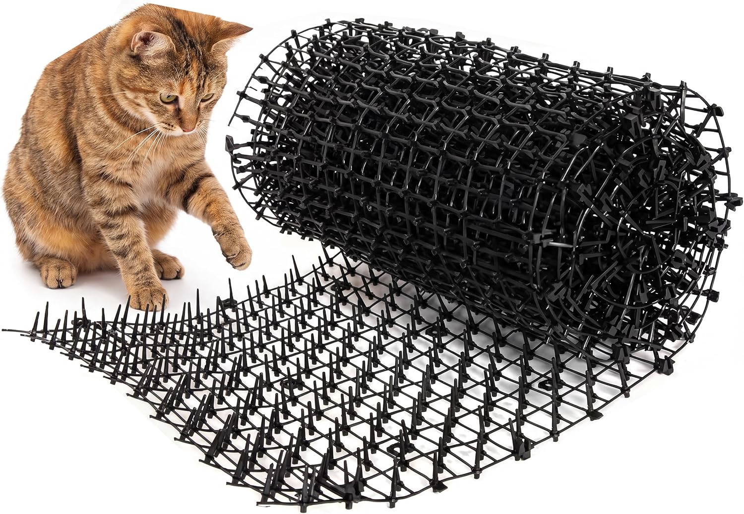 Packaging of Tapix cat scat mat with 6 staples
