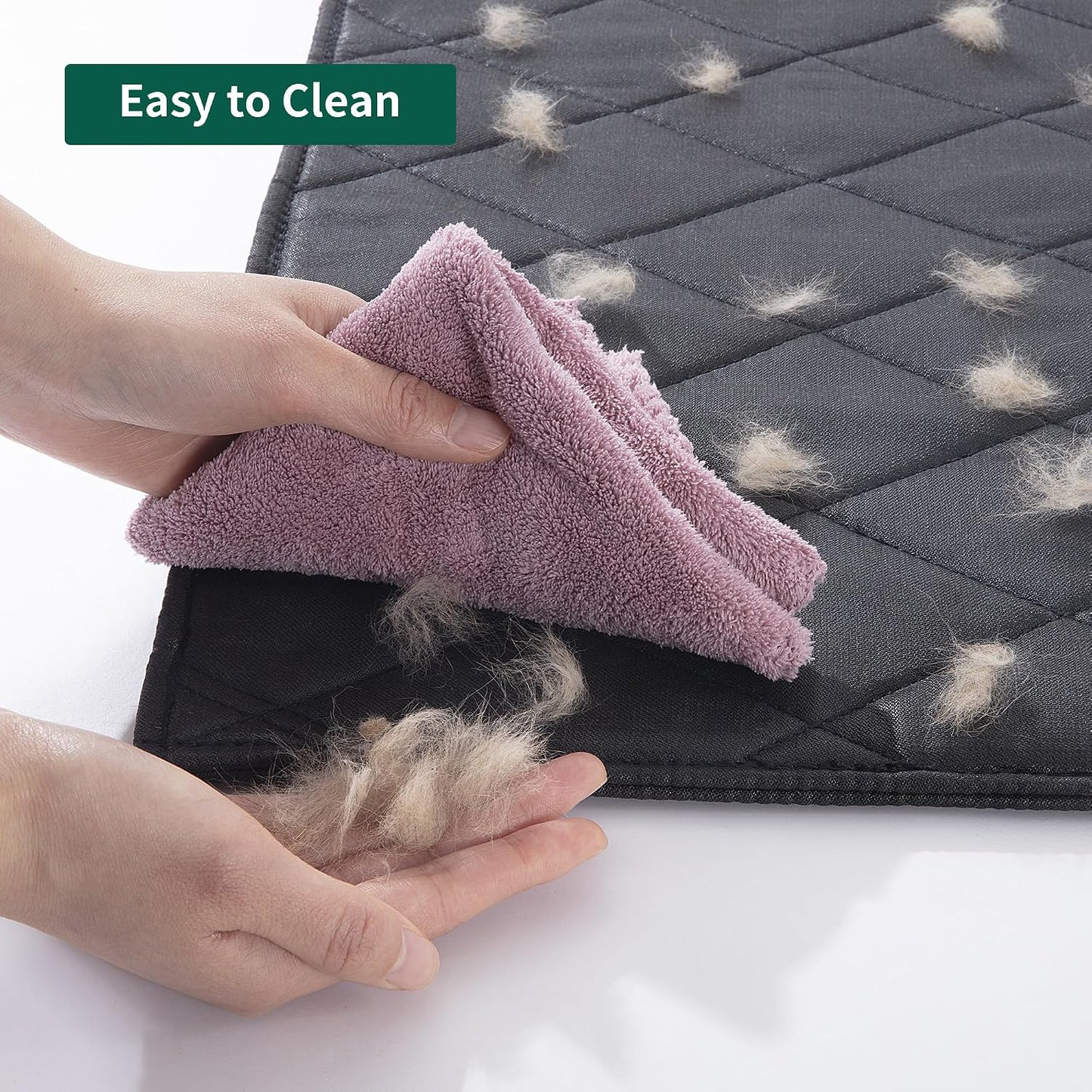 Hombys durable kennel pad in a dog crate