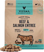 Vital Essentials Freeze Dried Dog Food, Raw Beef & Salmon Soft Nibs | Complete Meal or Topper | 99% Beef, Salmon, Organs & Bone | High Protein, Grain Free Dry Dog Food | 14 oz Bag - Image 13