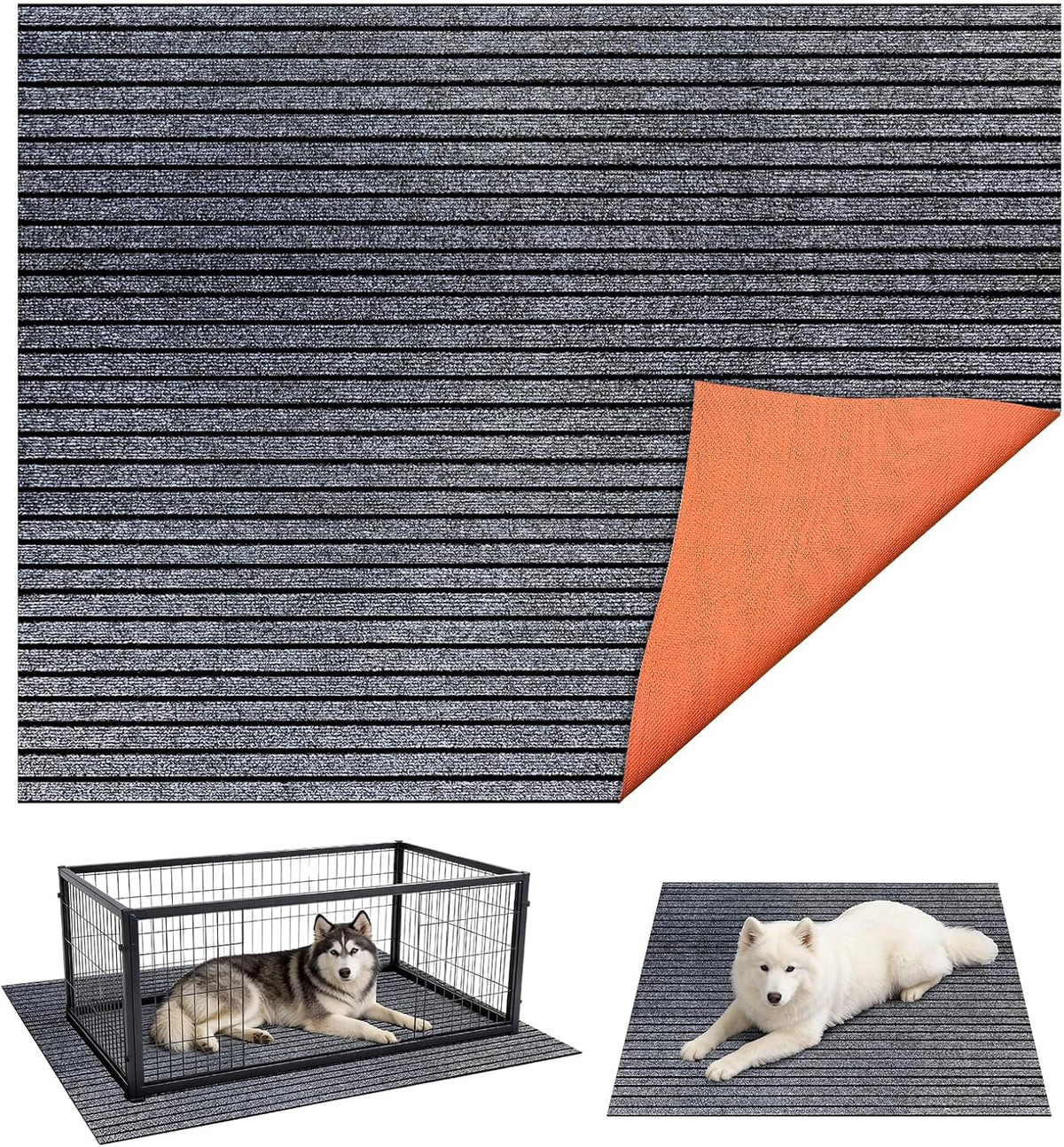 Varrisin crate mat layout flat on a hardwood floor surface