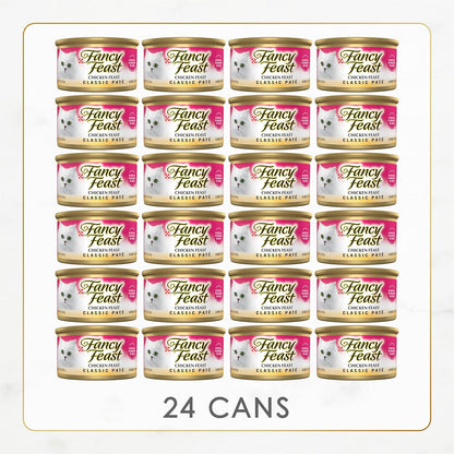 Authentic USA Imported Purina Fancy Feast Cat Food Stacked Cans