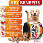 Vet Promise dog fish oil soft chews allergy itch relief supplement packaging