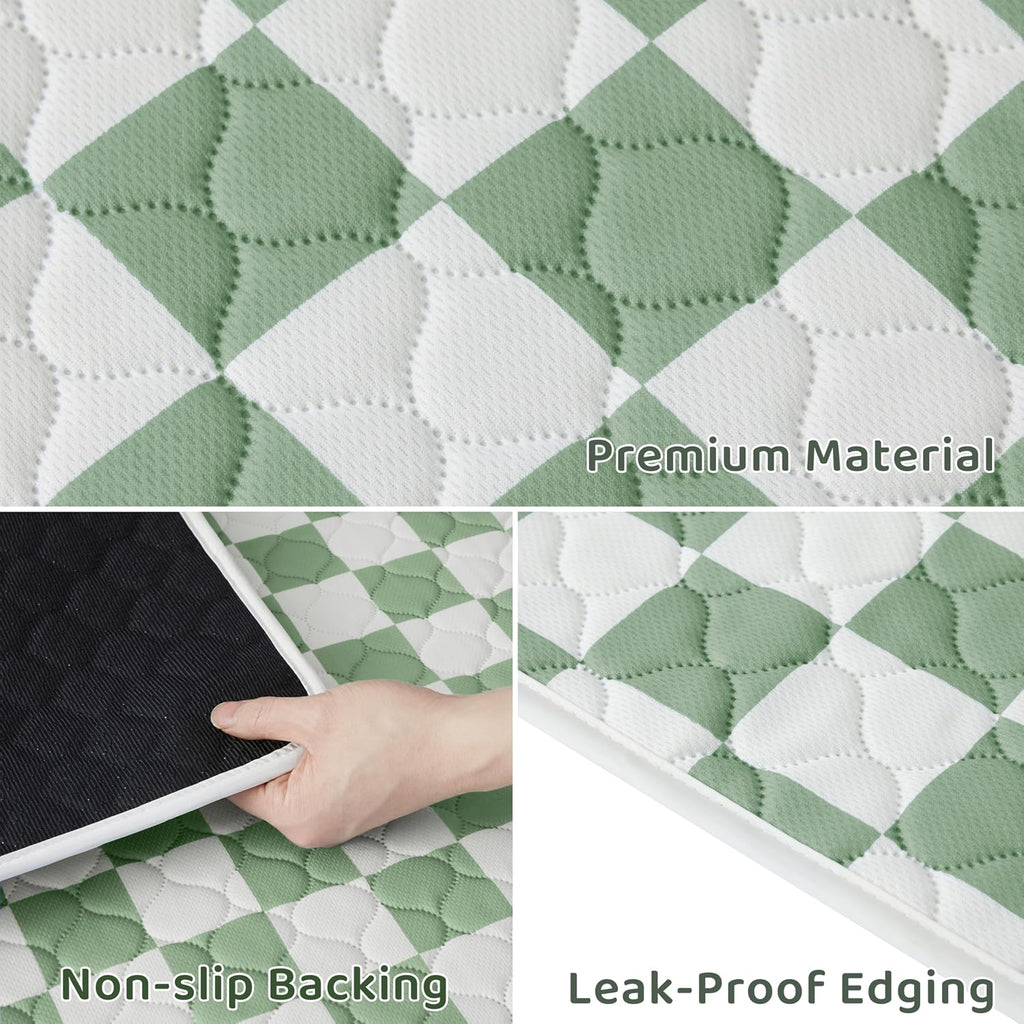 Close up of absorbent multi-layer dog pad fabric