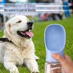 Mr. Pen premium imported dog water bottle showing the feeder bowl assembly