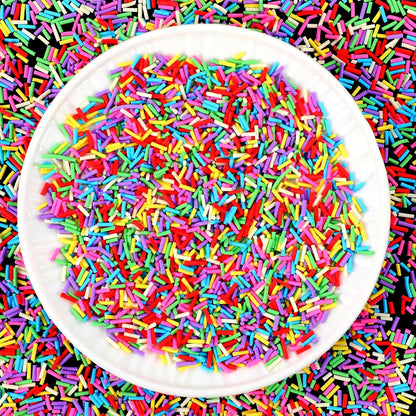 Ybeaty 100g fake sprinkles colorful polymer clay pack
