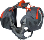 Ergonomic four point adjustable chest harness on pet hiking pack