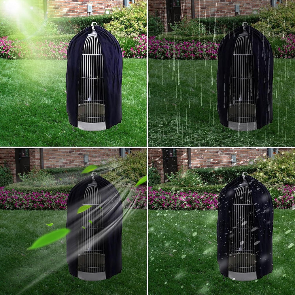 AJFHKJ black bird cage cover packaging for parakeets and budgies