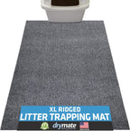Drymate Cat Litter Box Mat, Litter Trapping Mat, Waterproof, Urine-Proof, Absorbent, Machine Washable, Soft on Paws, Contains Mess, Protects Floors, Kitten Supplies, Dark Grey, 28x36 XL - Image 12