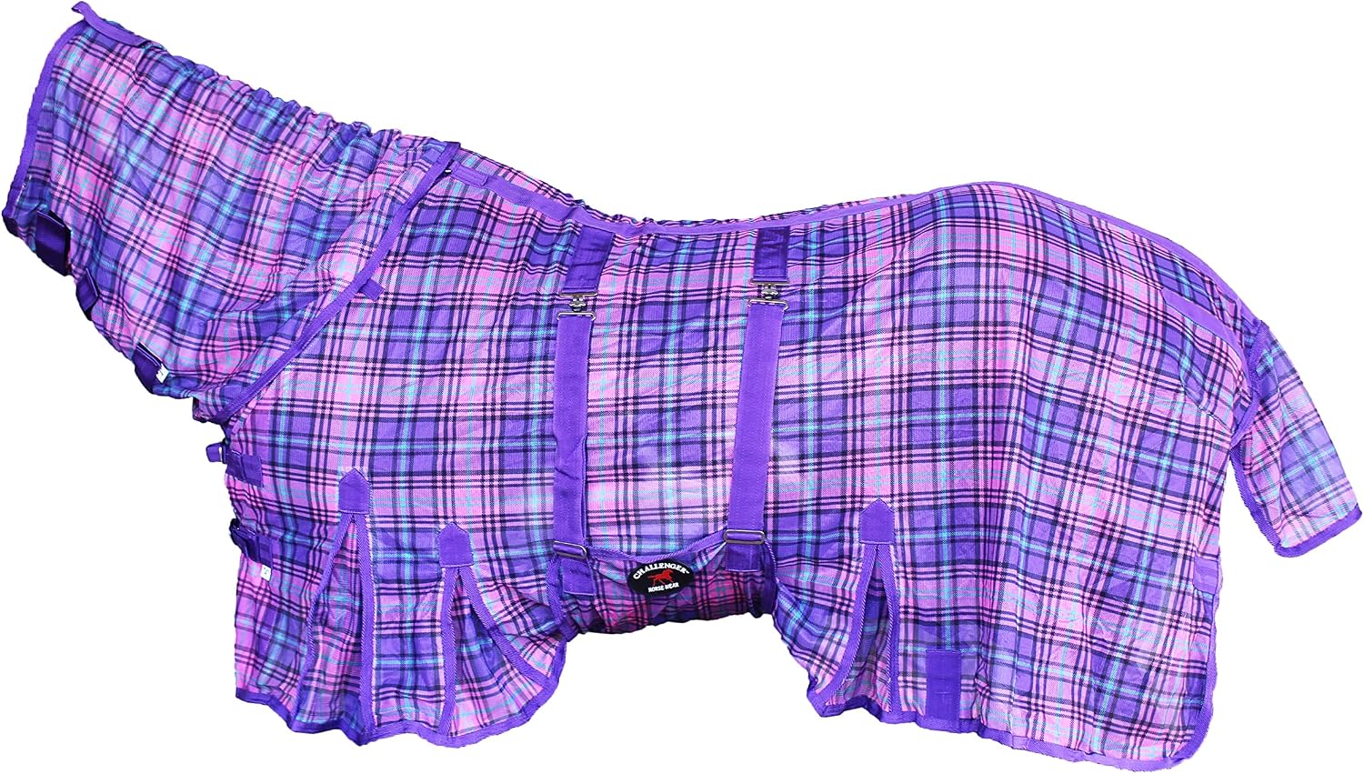 Challenger Horse Mesh Summer Fly Sheet Spring Airflow Neck 73110 - Image 11