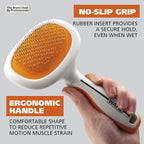 Wahl pet slicker brush ergonomic non-slip rubber grip handle
