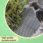 Homarden cat deterrent mat deployed on a living room sofa cushion