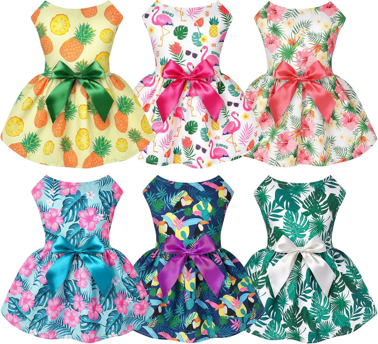 BAOBICUTE pineapple print puppy skirt outfit layout