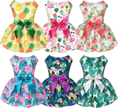 BAOBICUTE pineapple print puppy skirt outfit layout