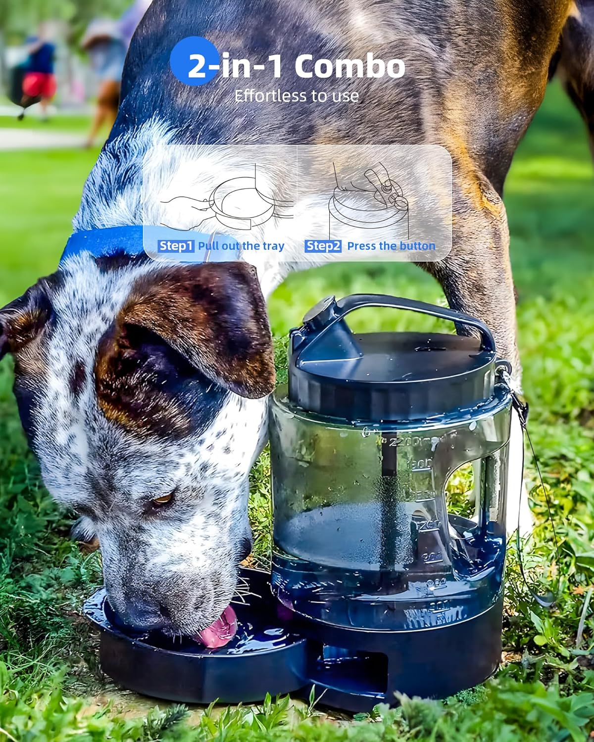 Lesotc 77 Ounce pet water container close up showing the leak proof silicone gasket seal