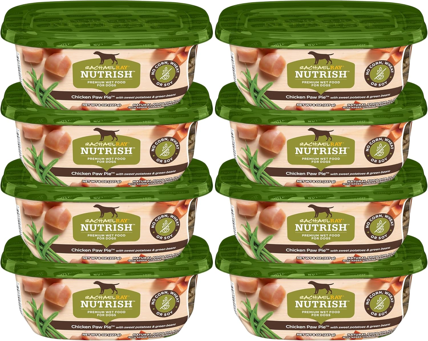 Nutrish Rachael Ray Savory Favorites Wet Dog Food Variety Pack, 8 oz. Tubs (Pack of 6) - Image 10