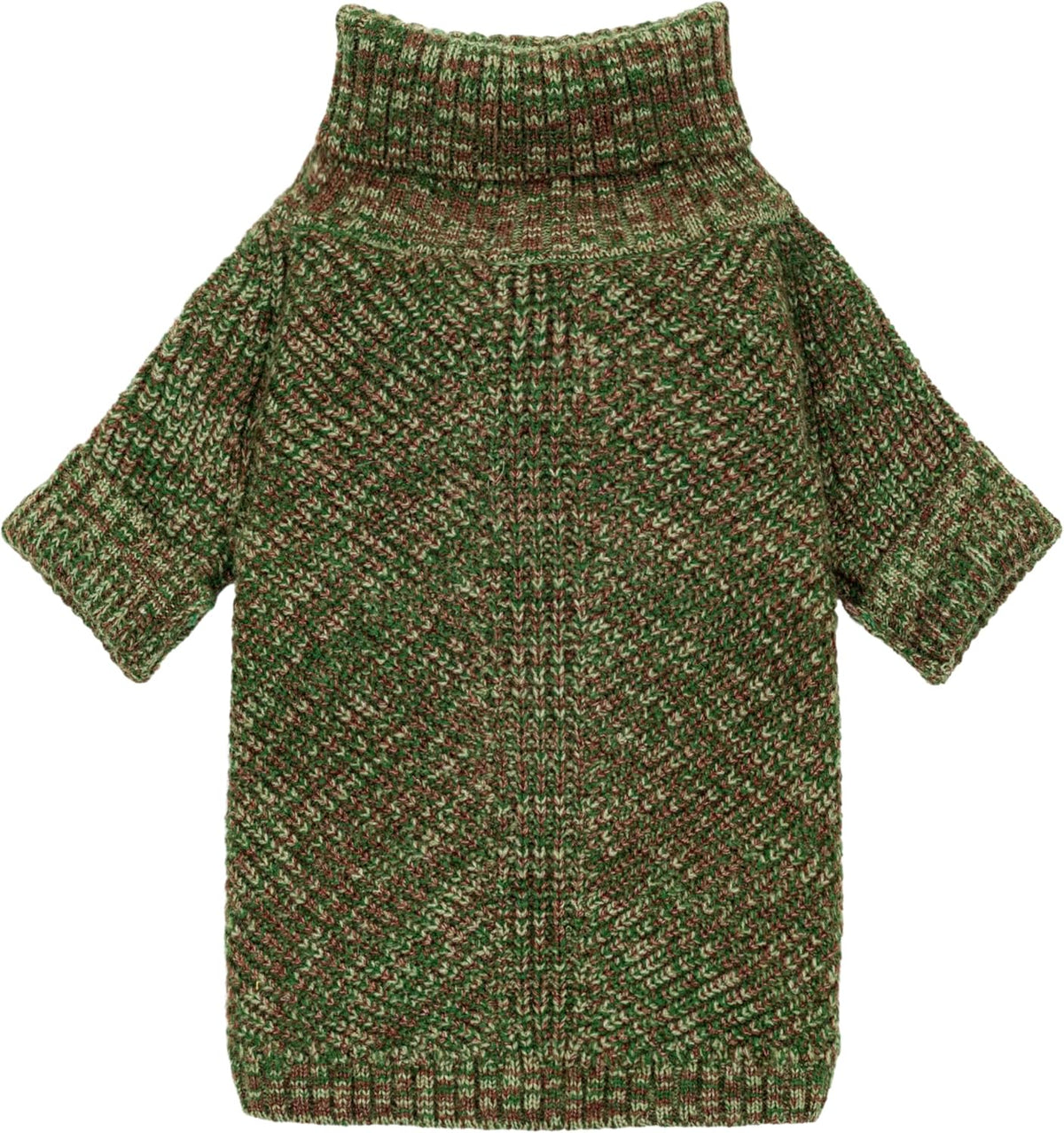 Fitwarm Thermal Knitted Dog Sweater Doggy Winter Coat Pet Clothes Doggie Turtleneck Jacket Puppy Outfits Cat Sweatsuit Sage Green Medium - Image 12