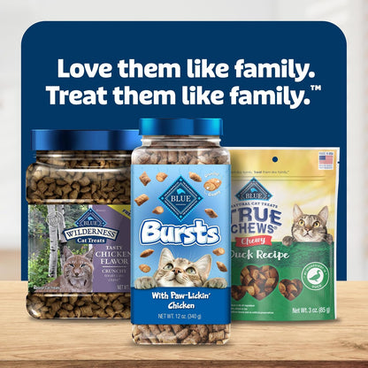 Blue Buffalo Bursts Paw-Lickin' Chicken Crunchy & Creamy Cat Treats, Great for Training, Made with Real Chicken Natural Cat Treats Enhanced with Vitamins, Minerals & Other Nutrients, Tub 12 oz. - Image 9