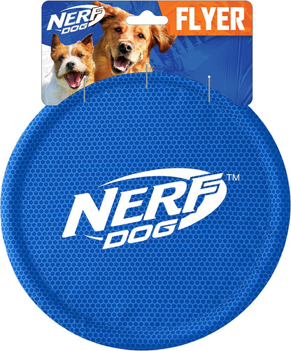Size comparison of 9 inch Nerf Dog flying disc
