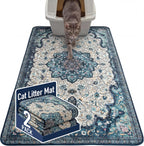Hompet Cat Litter Mat 2 Pack, 18x28 Machine Washable Trapping Mats for Cats, Super Absorbent & Urine-Proof Cat Litter Box Mat for Floor, Waterproof & Non Slip Kitty Litter Rug - Image 9