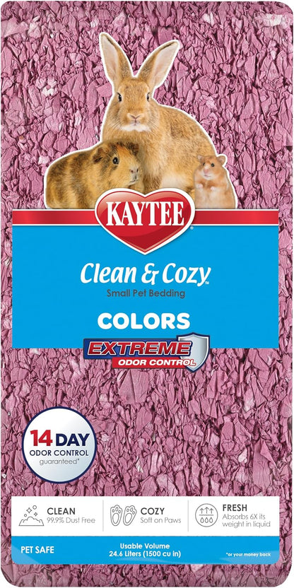 Kaytee Clean & Cozy Colors, Small Animal Bedding with Extreme Odor Control, Kaleidoscope, 24.6 Liters - Image 13