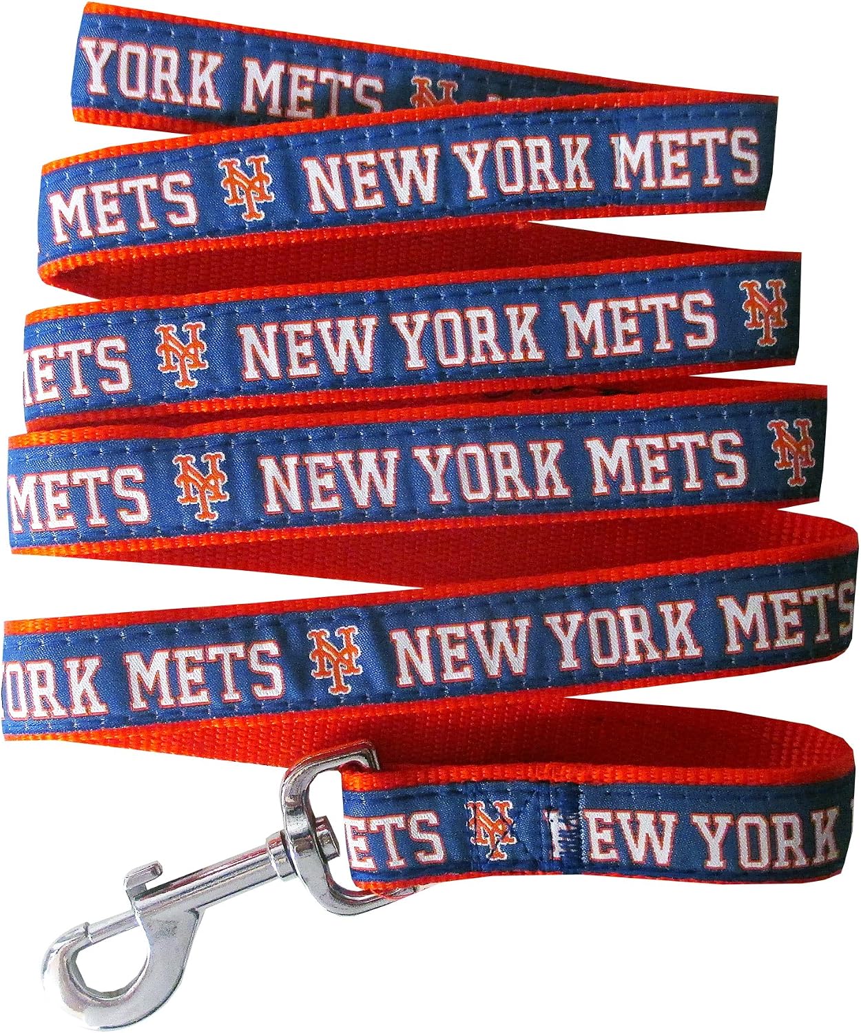 Cardinals baseball team leash held by hand showing hardware detail