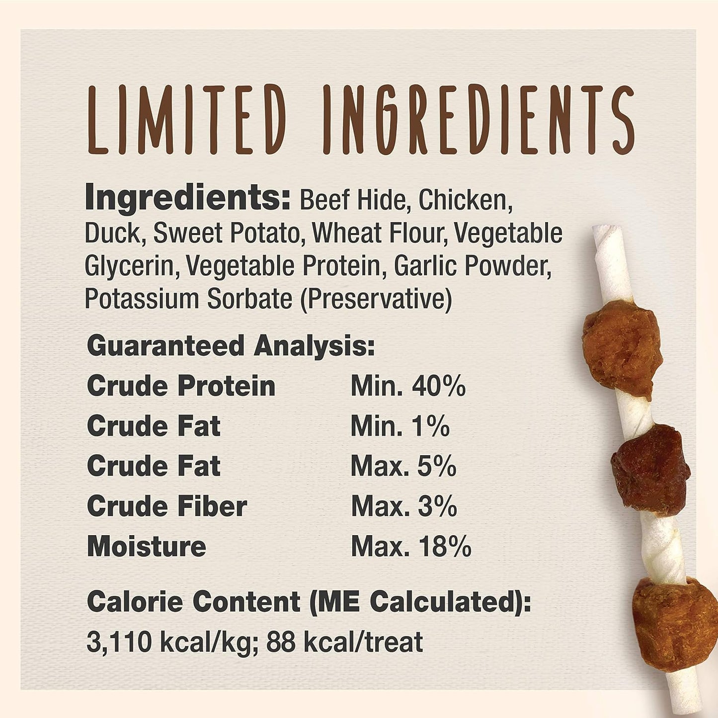 Cadet Gourmet dog treat packaging 24 ounce bag