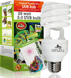 UVA UVB Light Reptile Bulb 10.0 13W Desert Compact Fluorescent Terrarium Lamp for Bearded Dragon, Turtle, Snake, Gecko, Lizard With UV Tester Card - Image 9