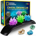 National Geographic Crystal Growing Kit - 3 Vibrant Colored Crystals to Grow with Light-Up Display Stand, Science Toy for Girls and Boys Ages 8-12, Includes 3 Gems, Cool STEM Gift (Amazon Exclusive) - Image 1