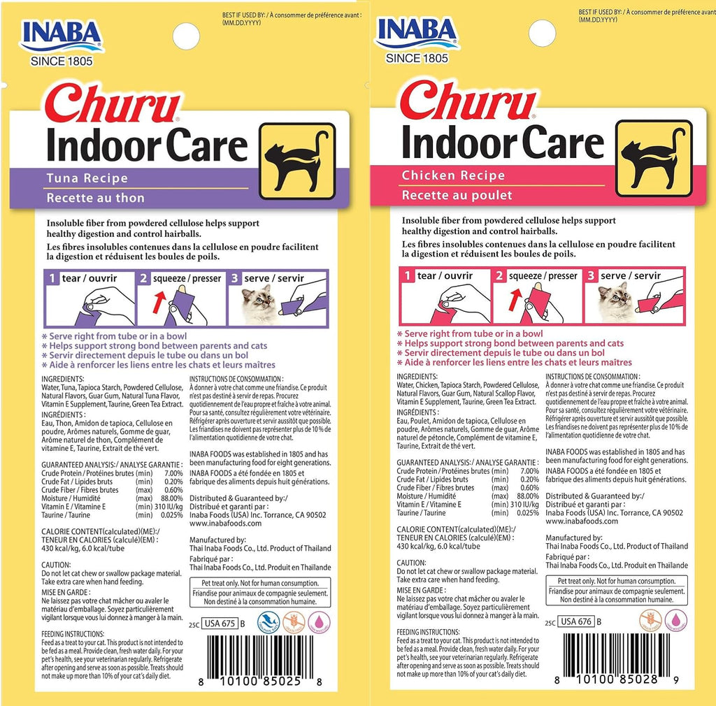 Inaba Churu 24 tube variety pack packaging details