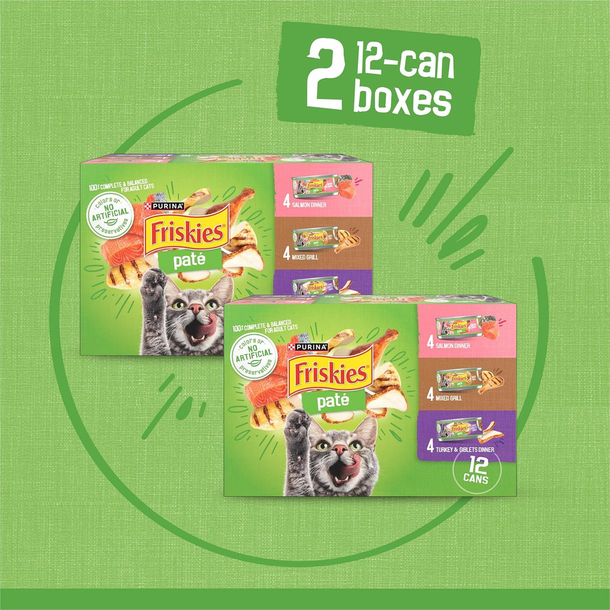 Nutritional information and feeding guide on can label