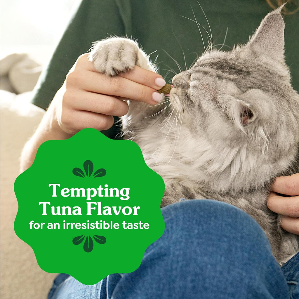 Greenies Cat Treats, Veterinarian-Recommended Adult Natural Dental Cat Treats, Tempting Tuna Flavor, 9.75 oz. Tub - Image 9