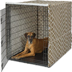 MidWest Homes for Pets XL Dog Crate Cover, Black Polyester Privacy Kennel Cover Fits Most 48-inch Crates, Machine Washable, Reduces Barking & Chewing - Image 9