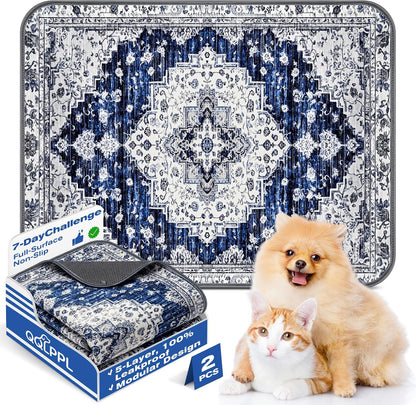 Washable Reusable Dog Pee Pads for Cats 2 Pack Waterproof Non-Slip | Washable Reusable Thick Waterproof Non-Slip - Image 13