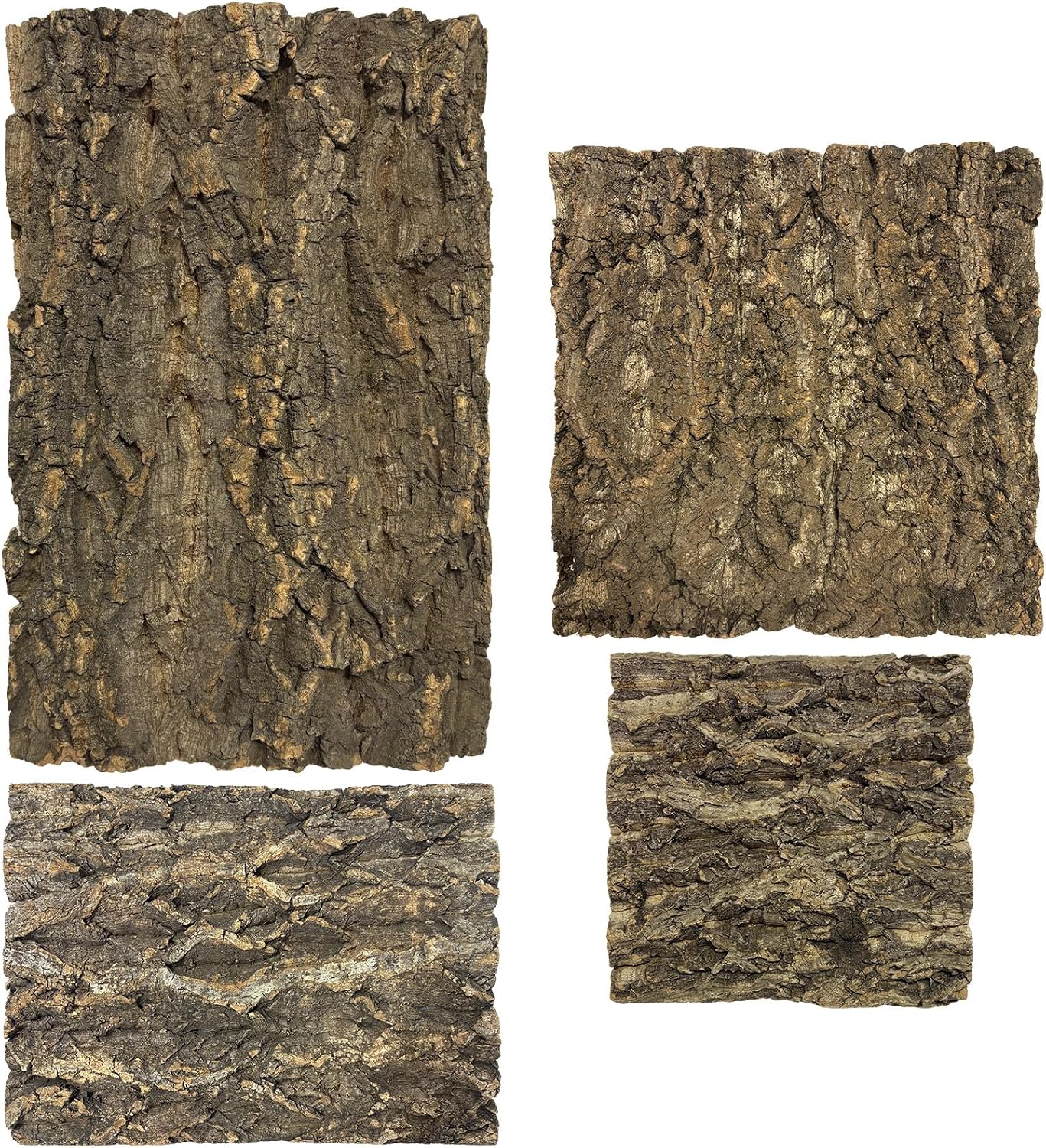Nimbloom large bark climbing mat installed as an aquarium backdrop