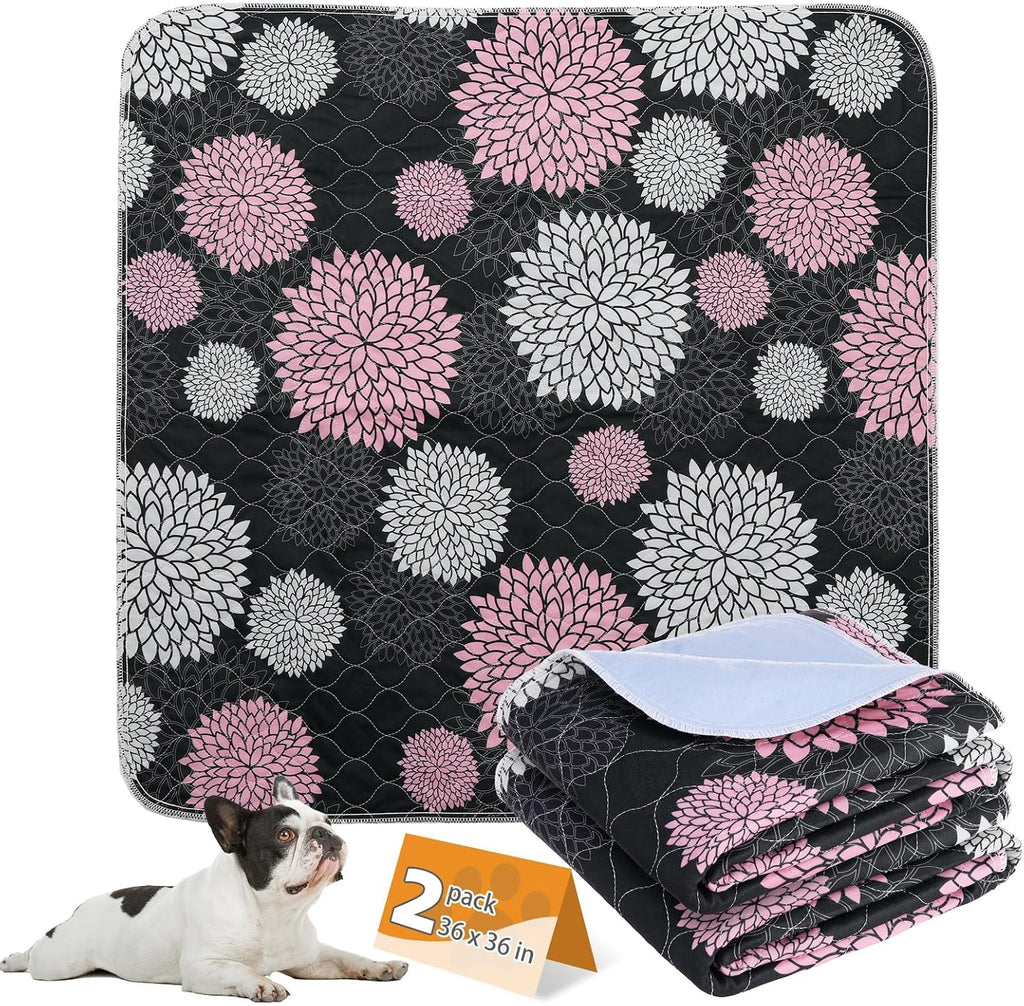 KOOLTAIL Washable Pee Pads for Dogs, 2 Pack Super Absorbent Reusable Puppy Training Pads Waterproof, Nonslip and Leak-Proof Dog Pee Pads, Large Pet Mats Whelping Pads for Floor, Crate, Couch, 36"x41" - Image 11
