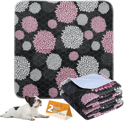 KOOLTAIL Washable Pee Pads for Dogs, 2 Pack Super Absorbent Reusable Puppy Training Pads Waterproof, Nonslip and Leak-Proof Dog Pee Pads, Large Pet Mats Whelping Pads for Floor, Crate, Couch, 36"x41" - Image 11