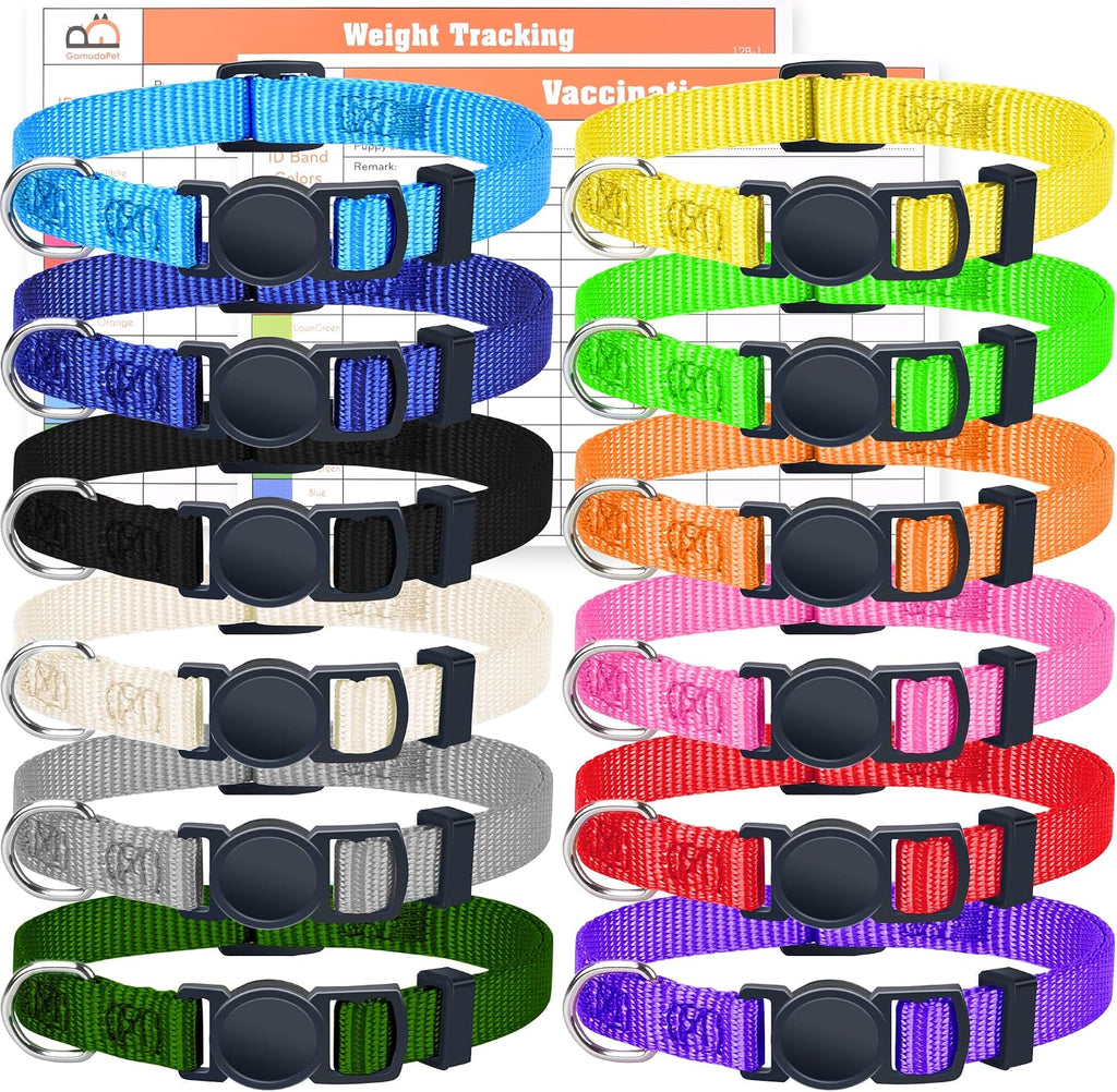 GAMUDA puppy collars front view