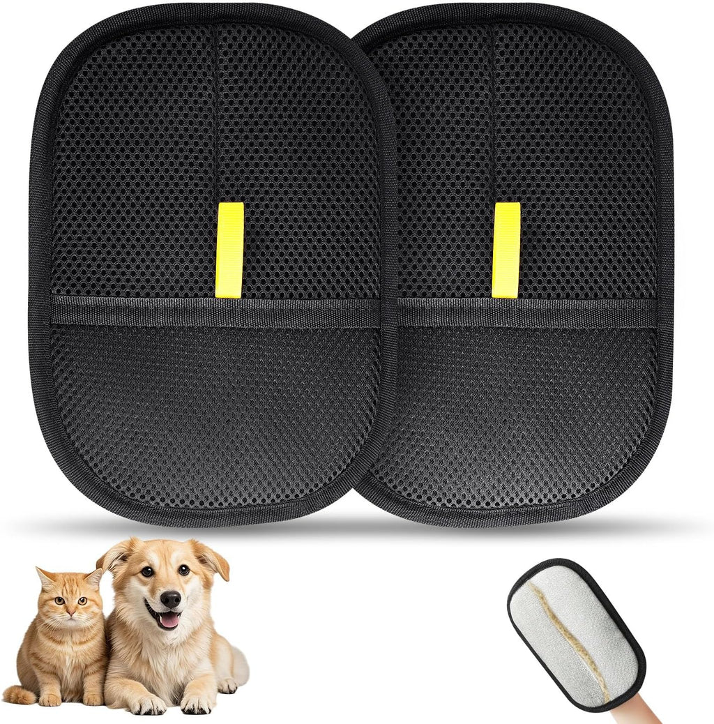 1 Pcs Pet Hair Removal Gloves Brush, Reusable Cat Dog Electrostatic Hair Remover Grooming Glove Tool - Image 10