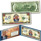 Merrick Mint Donald Trump Declaration of Independence two dollar bill authentic USA imported collectible front view