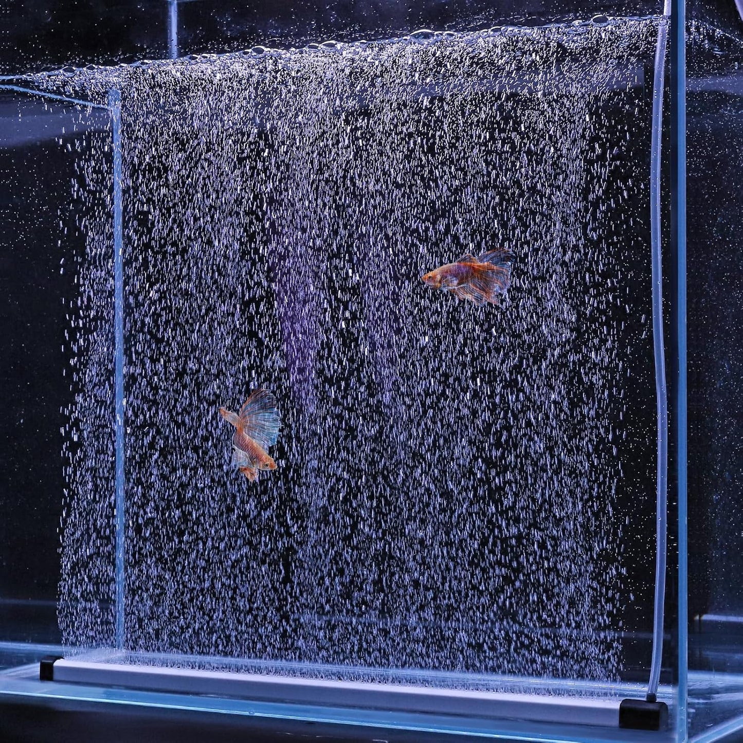 Hygger aquarium bubble strip front view of 16.9 inch aeration bar