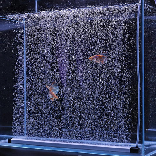 Hygger aquarium bubble strip front view of 16.9 inch aeration bar