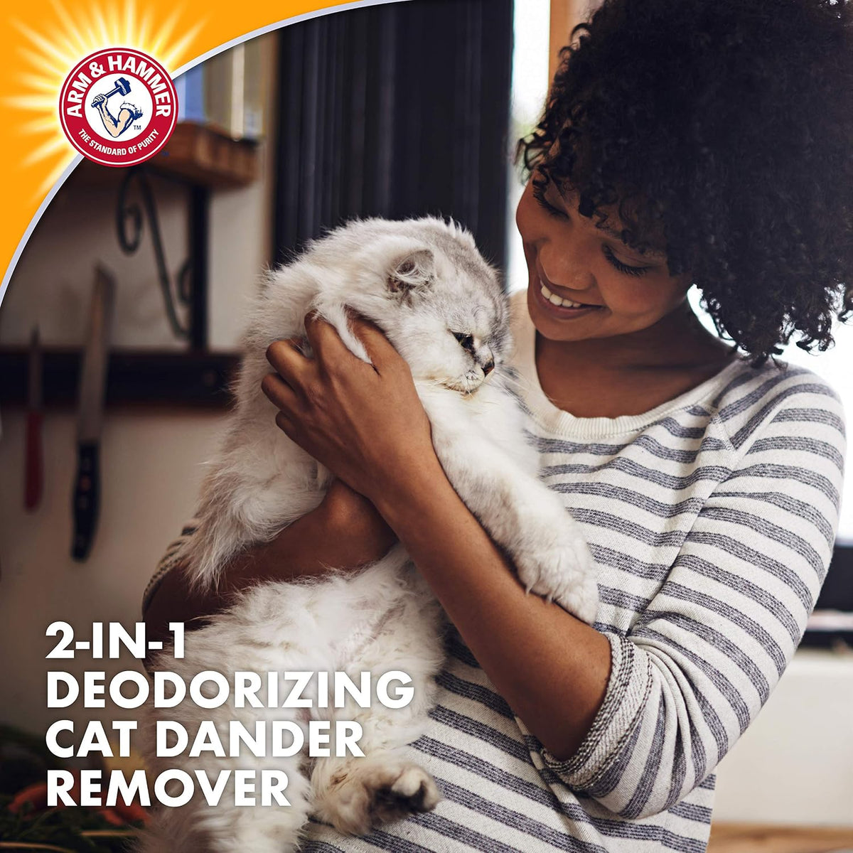 Arm & Hammer Cat Shampoo, 2-in-1 Deodorizing, Dander Reducing, 20 Fl Oz - Image 3