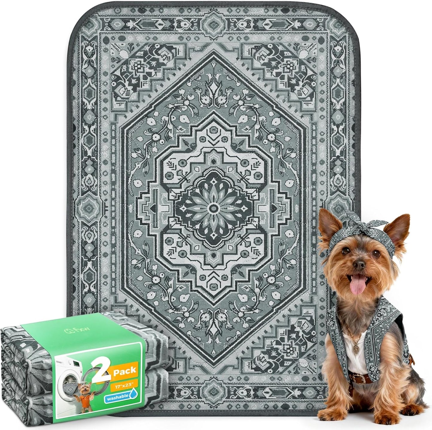 FXW Washable Pee Pads for Dogs, Puppy Pads with Super Absorbent, Specifically Designed for FXW Rollick/Homeplus 24inch 8 Panels Dog Playpen, 63" Square, Khaki, 1 Pack - Image 13