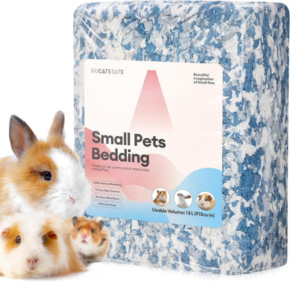 BUCATSTATE Hamster Bedding 15L, 99% Dust-Free Guinea Pig Paper Bedding Odor Control Paper Bedding, Cozy Small Animal Bedding for Rabbit Rat Syrian Dwarf Hamsters Gerbils (Lavender) - Image 12