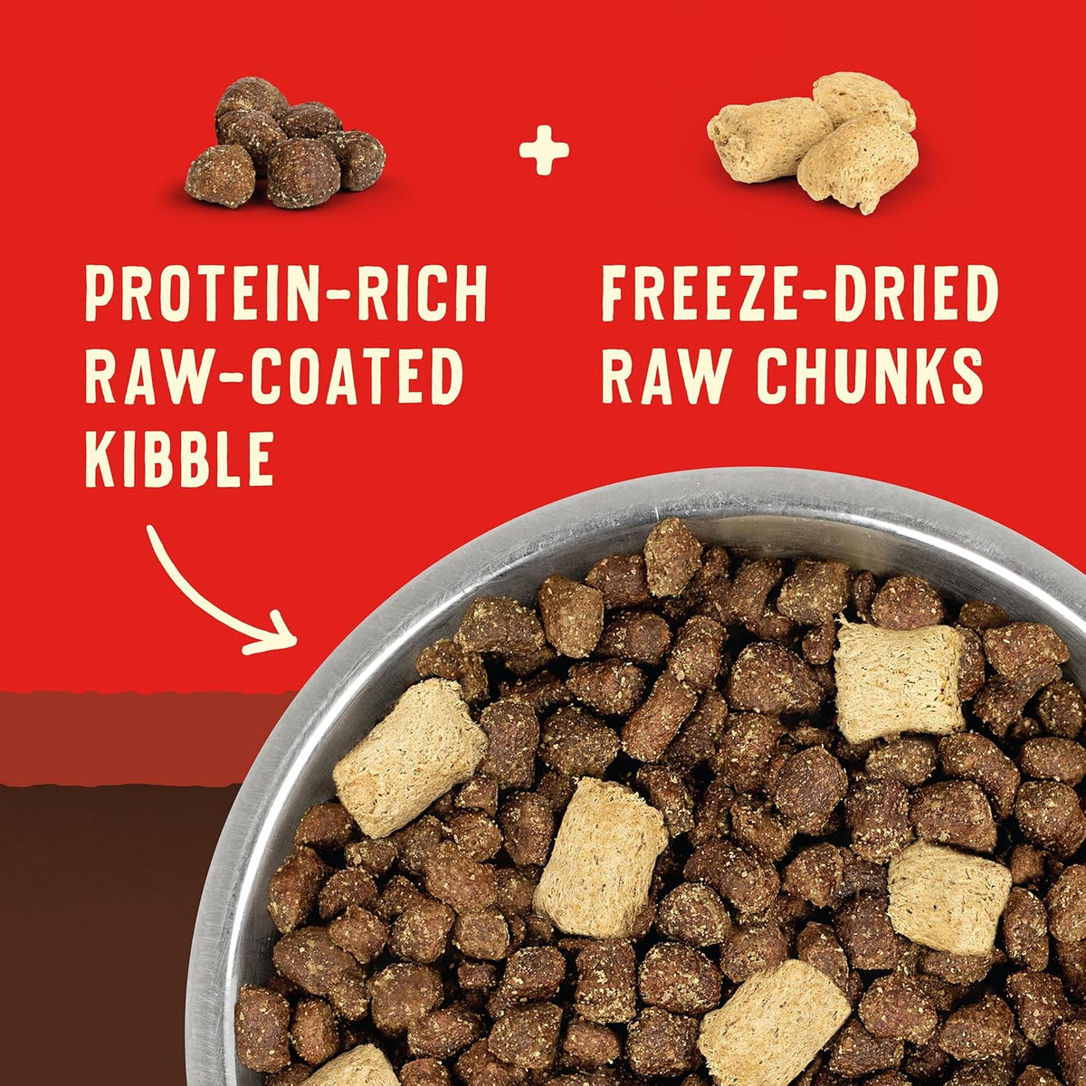 Stella and Chewys Wild Red red meat recipe dog food packaging close up